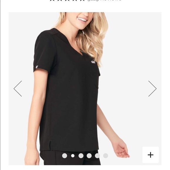 Wear Figs Black Scrub Set - Picture 2 of 4